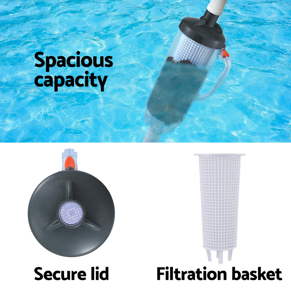 Pool Leaf Canister Cleaner | Suction Catcher | In-ground Swimming Pools