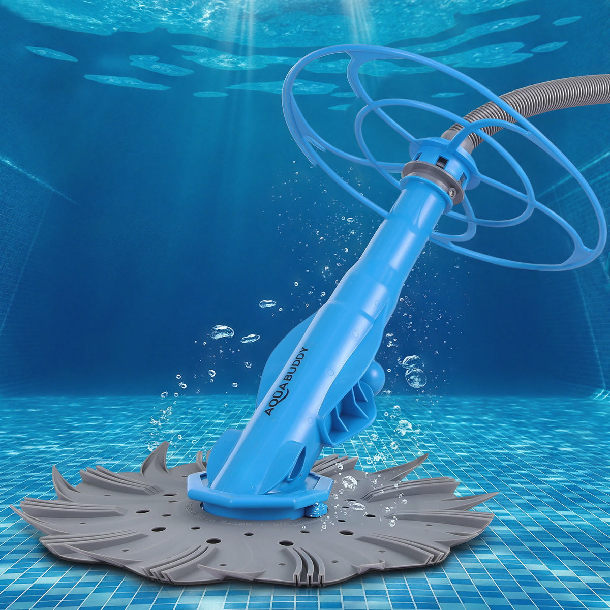Automatic Pool Vacuum Cleaner | Wall Climbing | Grey