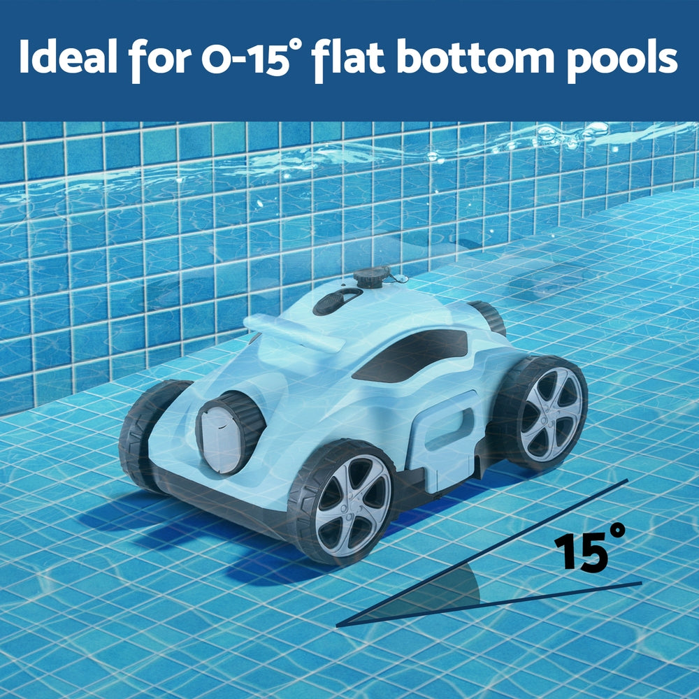 Robotic Pool Cleaner | Automatic Floor Vacuum Robot | Swimming Cordless