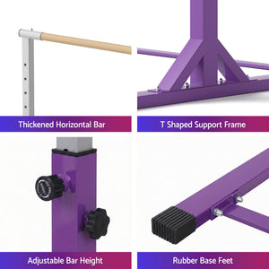 Kids Gymnastics Bar | Adjustable Pull Up Station | Indoor Outdoor