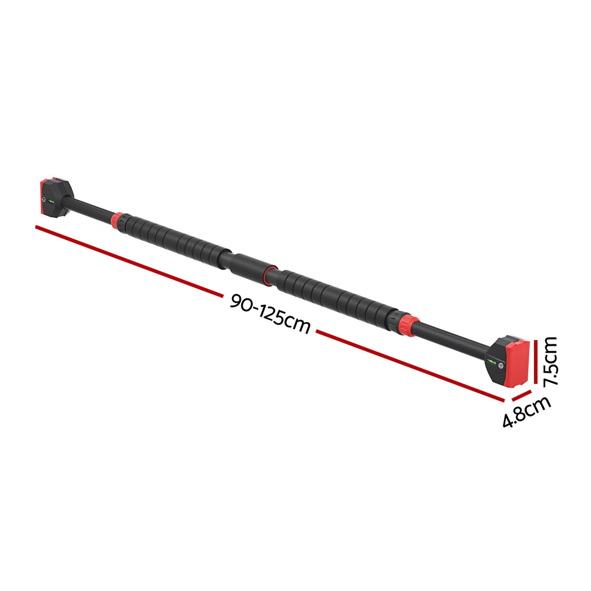 Everfit Pull Up Bar | 90CM-125CM | Doorway Chin Up Horizontal Bar | Gym