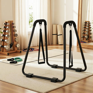 Dip Station Parallel Bars | Heavy Duty | Home Gym Calisthenics | Black