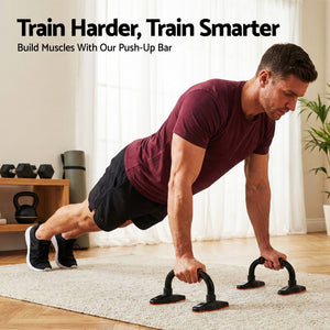 Push Up Bars | Fitness Strength Training Handles | Home Gym