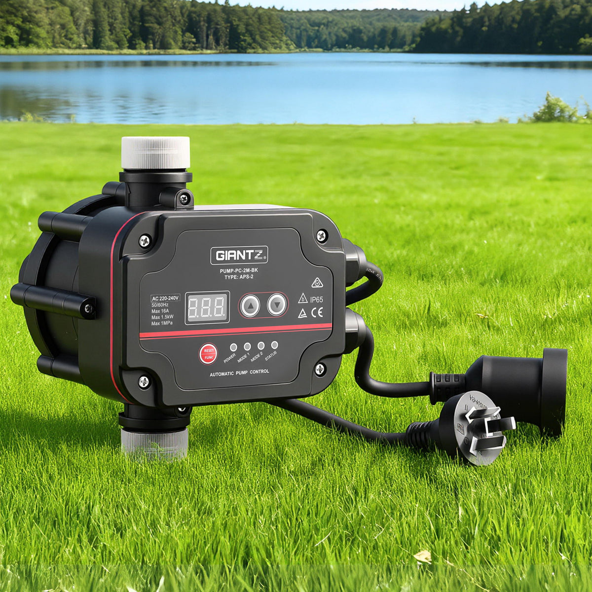 Digital Water Pump Controller | 16A | 1.5kW Max | Adjustable Pressure Switch | 10 Bar | IP65