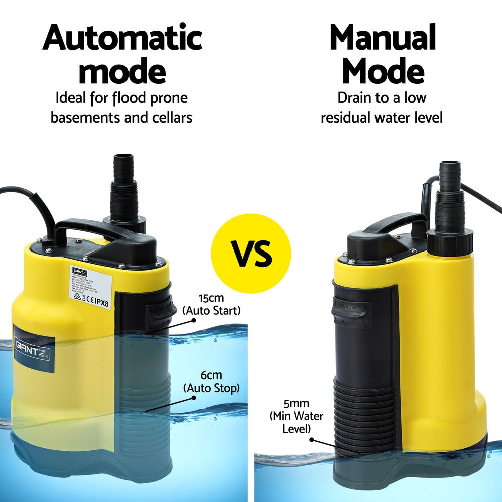 Giantz Garden Water Submersible Pump | 400W | Dirty Bore Sewerage Tank Well Steel
