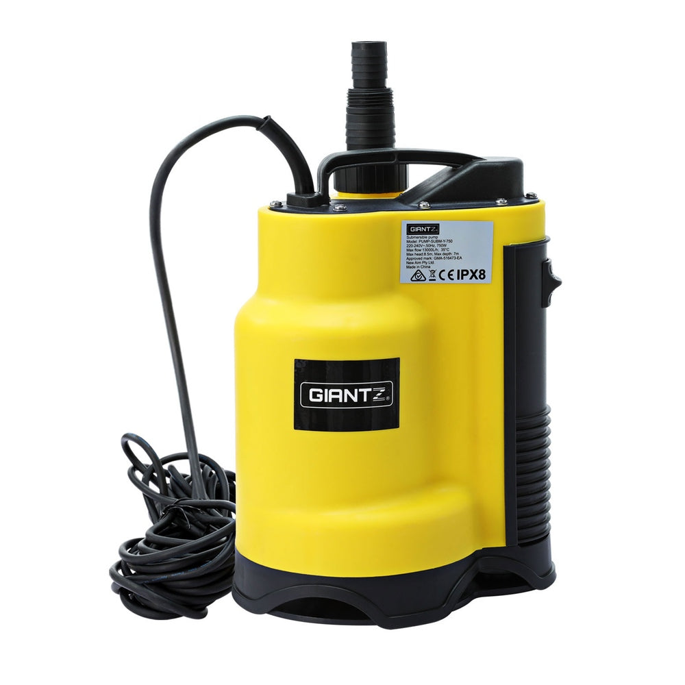 Giantz Garden Water Submersible Pump | 750W | Dirty Bore Sewerage Tank Well Steel