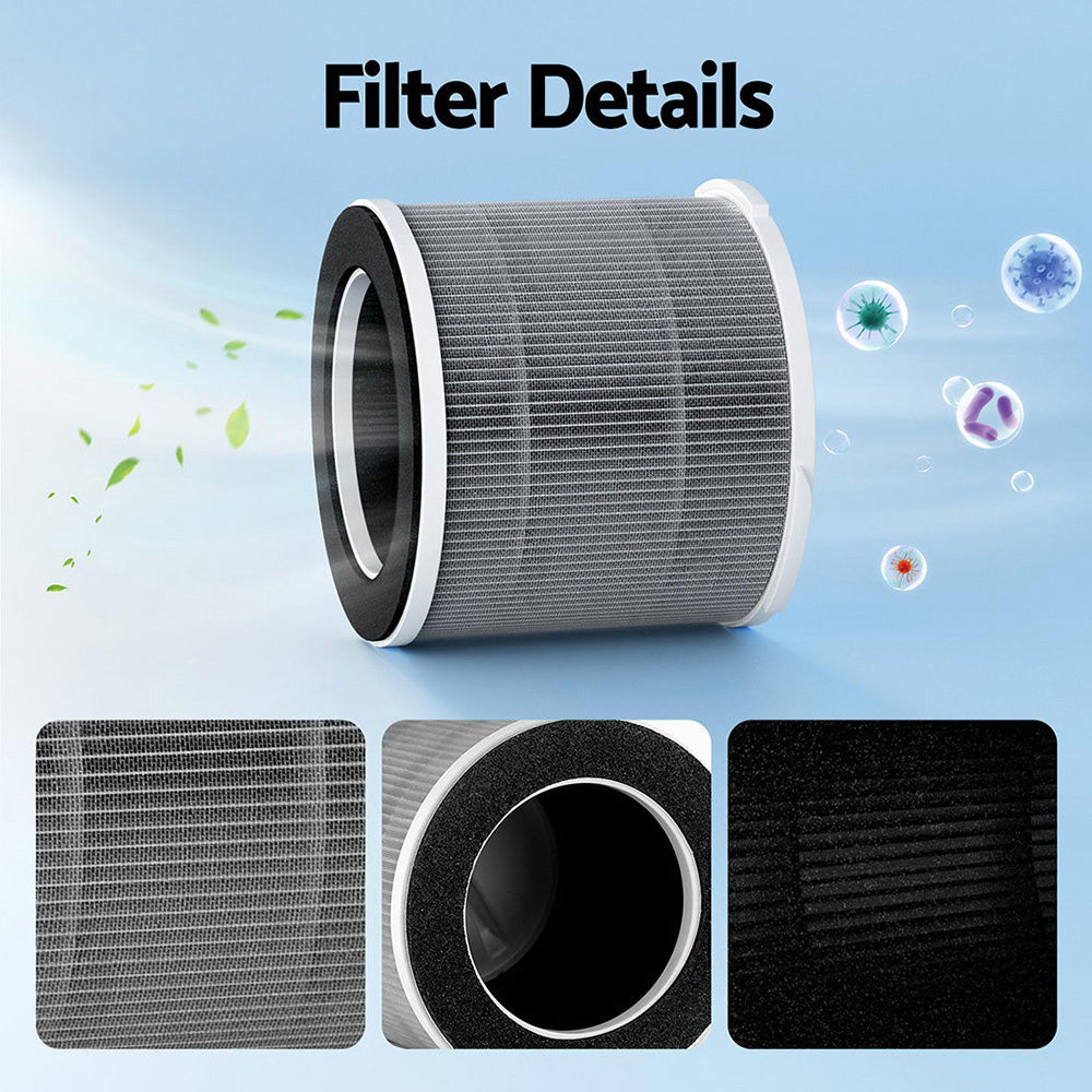 Air Purifier | 3-Layer HEPA H11 Filter | Home Freshener | Carbon PM2.5 Remover
