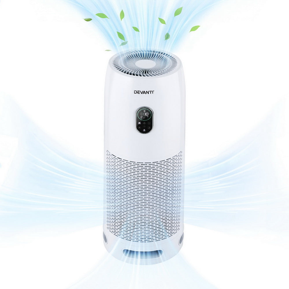 Devanti Air Purifier Filter | 4-Layer HEPA | White