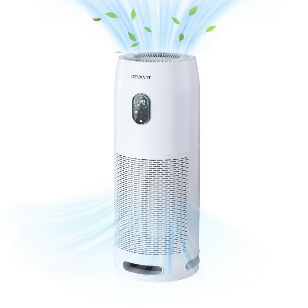 Devanti Air Purifier Filter | 4-Layer HEPA | White