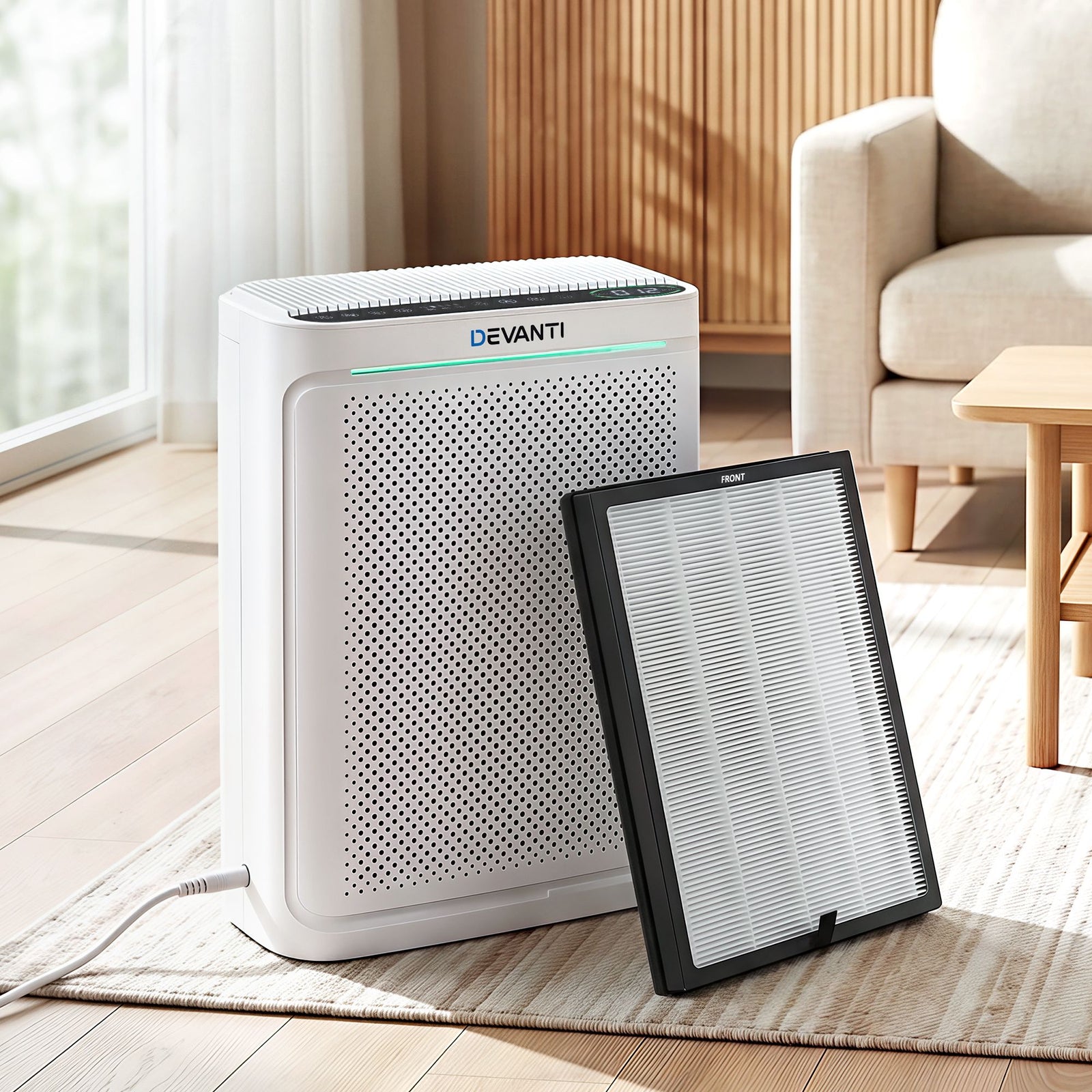 Air Purifier Spare Filter | H12 HEPA Filter with PM2.5 Display Compatibility