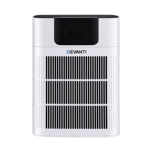 Pet Air Purifier | 3 Stage HEPA Cleaner with PM2.5 Display | White