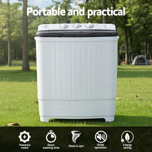 Portable Washing Machine | Twin Tub | 4.5kg Capacity