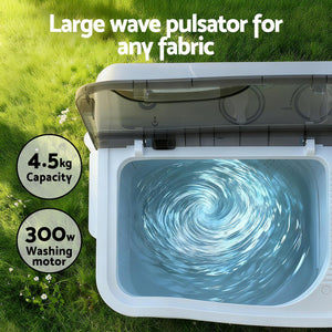 Portable Washing Machine | Twin Tub | 4.5kg Capacity