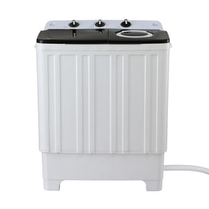 Twin Tub Portable Washer | 7kg | Compact Laundry | White