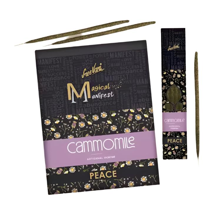 Peace Chamomile Resin Incense Sticks | Sree Vani Magical Manifest | 48 Thick Sticks