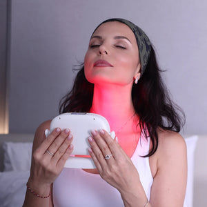 Portable Handheld Red Light Therapy Mini Panel | 660nm + 850nm Dual Wavelength | Rechargeable | Targeted Wellness Device