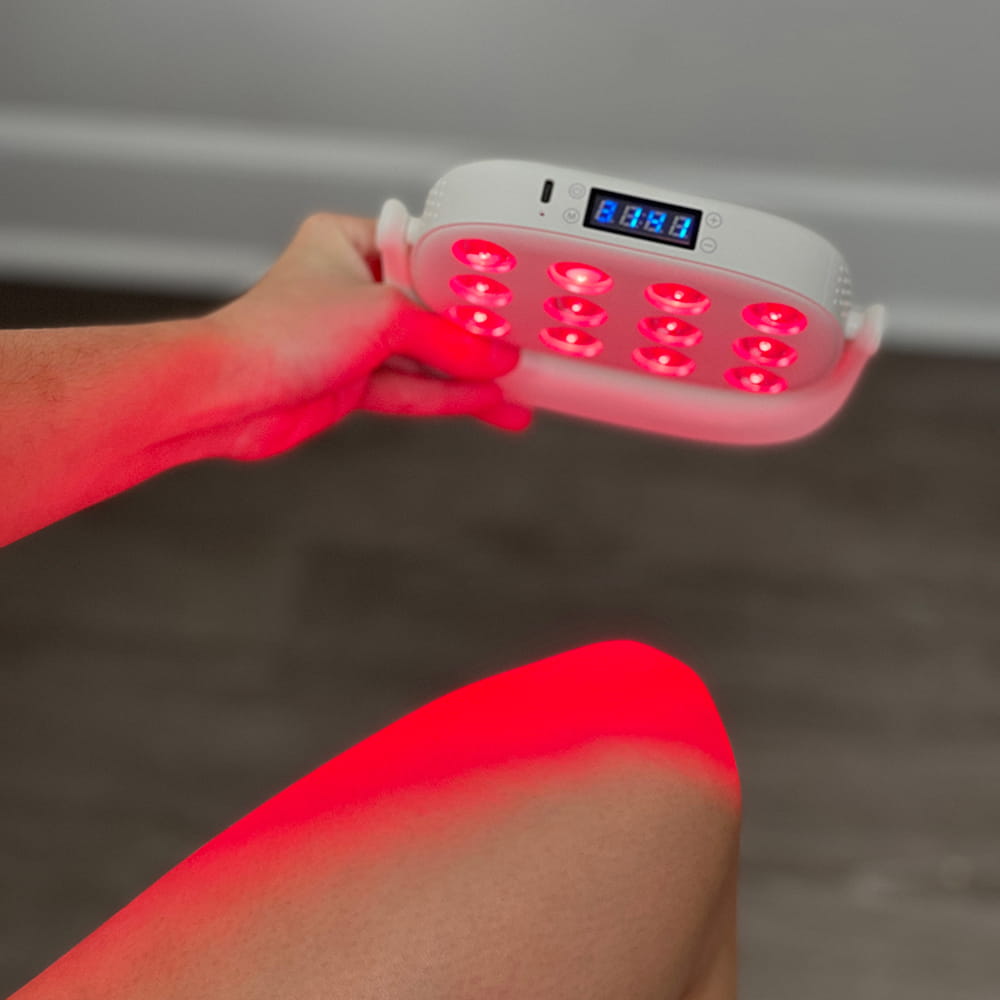 Portable Handheld Red Light Therapy Mini Panel | 660nm + 850nm Dual Wavelength | Rechargeable | Targeted Wellness Device