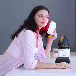 Portable Handheld Red Light Therapy Mini Panel | 660nm + 850nm Dual Wavelength | Rechargeable | Targeted Wellness Device