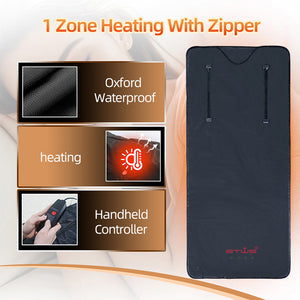 Portable Infrared Sauna Blanket | 220–240V AU Plug | 1-Zone Full Body Heating | 35–80°C | Timer 10–60 Min