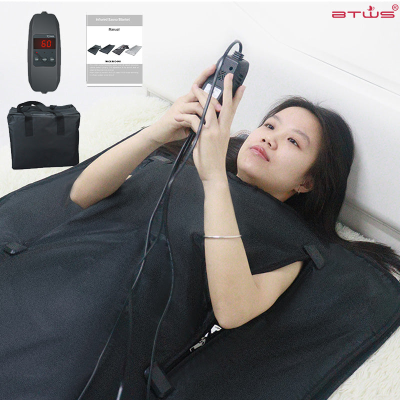 Portable Infrared Sauna Blanket | 220–240V AU Plug | 1-Zone Full Body Heating | 35–80°C | Timer 10–60 Min