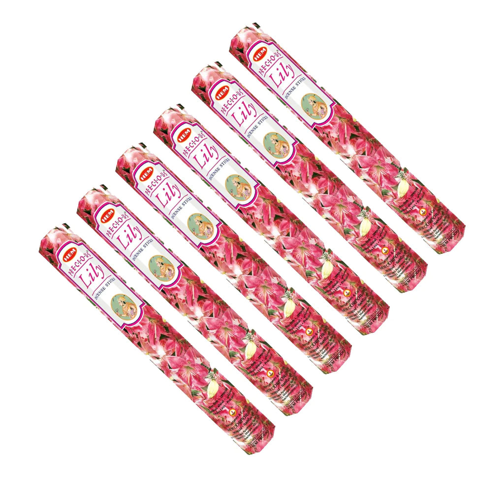 Precious Lily Garden Incense Sticks - HEM - Box Of 6