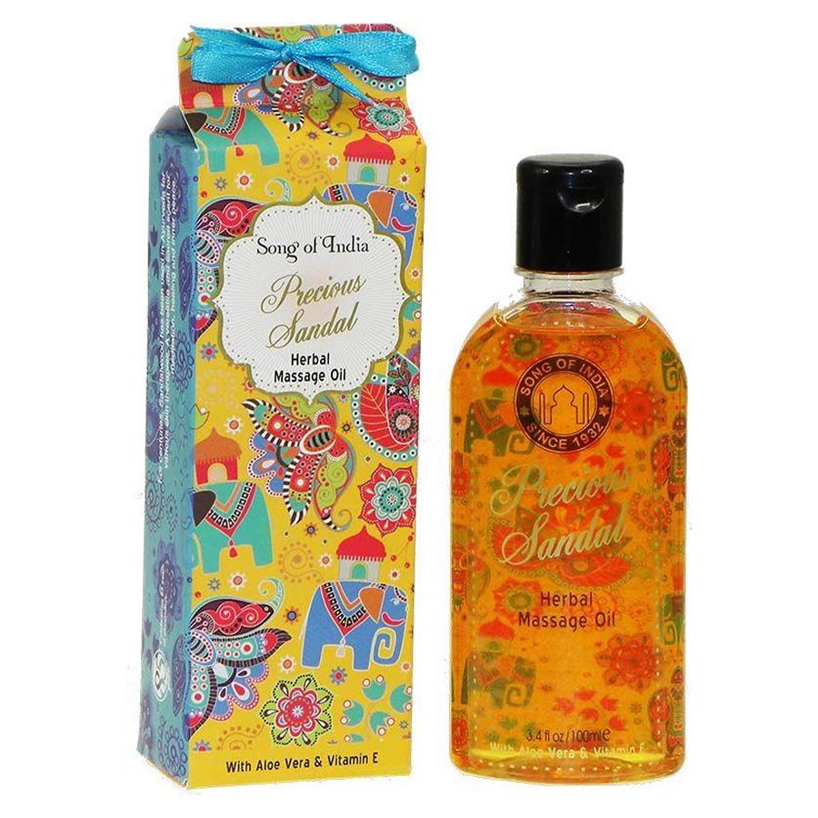 Precious Sandal Herbal Massage Oil | Song Of India