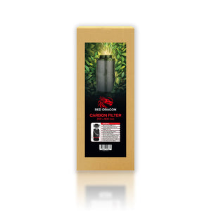 Pro Grow Dragon Series Carbon Filter 200x800mm | 1680 m³/h Airflow | 50mm Carbon Bed | Steel Collars + Pre-Filter