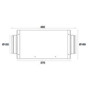 Pro Grow Dragon Series Silenced EC Duct Fan 125mm | Quiet Aeroblast Inline | Speed Controller + 2.5m Cord