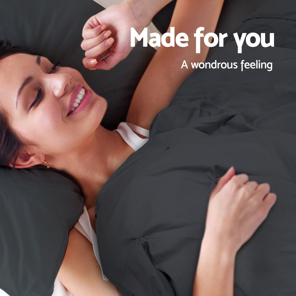 Bedding | Quilt Cover Set | Classic Black | King