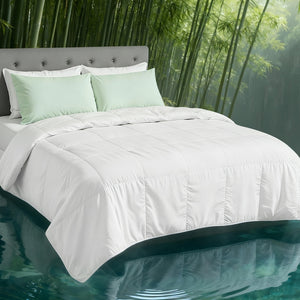 Bamboo Quilt | 200GSM | Lightweight Summer Doona | All Season | Double