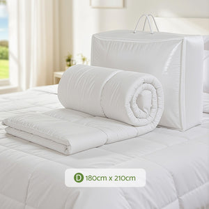 Bamboo Quilt | 200GSM | Lightweight Summer Doona | All Season | Double