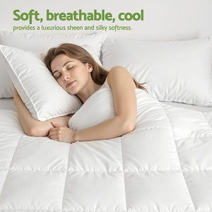 Bamboo Quilt | 200GSM | Lightweight Summer Doona | All Season | Double