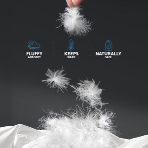 Bedding | 700GSM | Duck Down Feather Quilt | King