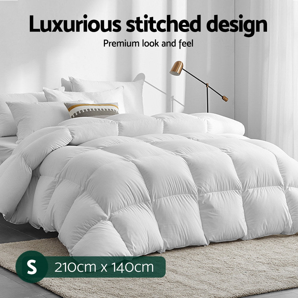700GSM Duck Down Quilt | Winter Doona | Single