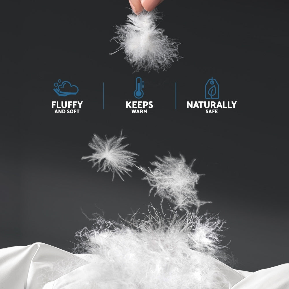 Bedding | 700GSM | Duck Down Feather Quilt | Super King