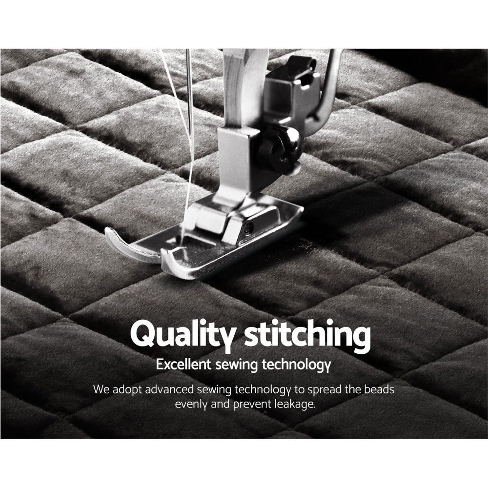Bedding | Faux Mink Quilt | Charcoal | Single