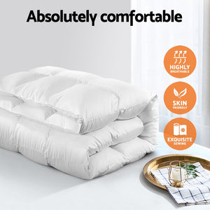 Bedding | 700GSM | Goose Down Feather Quilt | Queen