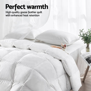 Bedding | 700GSM | Goose Down Feather Quilt | Queen