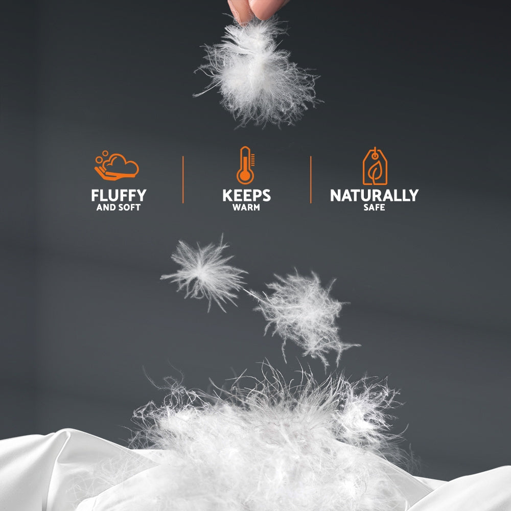 Bedding | 700GSM | Goose Down Feather Quilt | Queen
