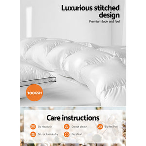 Bedding | 700GSM | Goose Down Feather Quilt | Queen