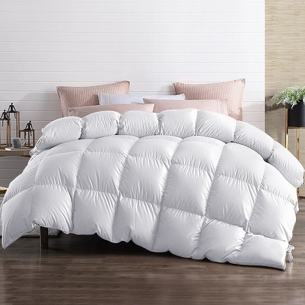 Bedding | 700GSM | Goose Down Feather Quilt | Queen