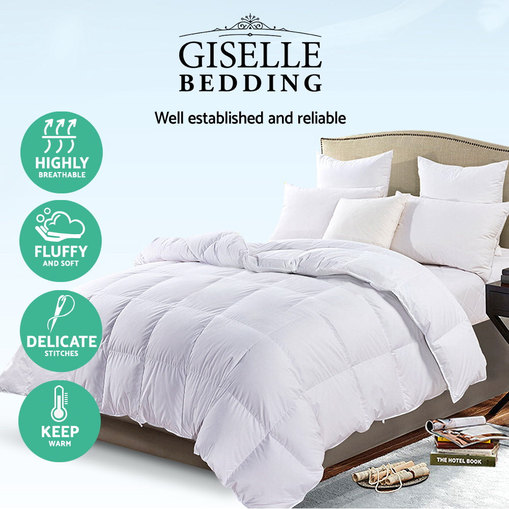 Bedding | 700GSM | Goose Down Feather Quilt | Single