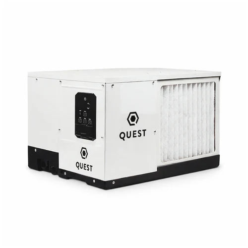 Quest 100 Overhead Dehumidifier (50Hz) | 44L/Day Moisture Removal | MERV 13 Filter | 280 CFM | 230V | Commercial Grow & Dry Rooms