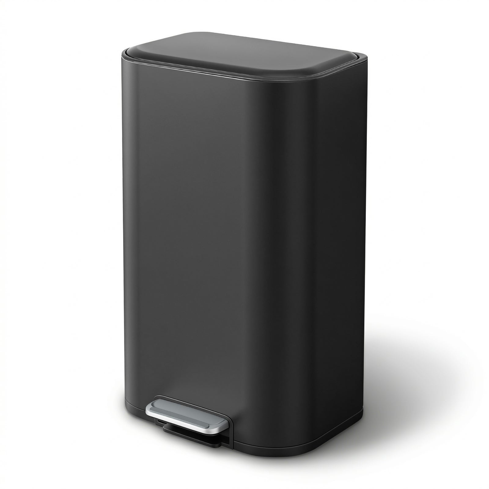 Kitchen Rubbish Bin | 40L Soft Close Pedal Bin | Black