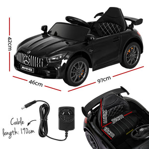 Electric Ride On Car | Mercedes-Benz AMG GTR | Licensed Toy Cars | Remote Black