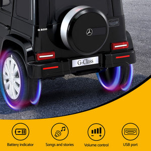 Kids Ride On Car | Licensed Mercedes-Benz G500 | 12V | Electric with Remote & Horn | Black