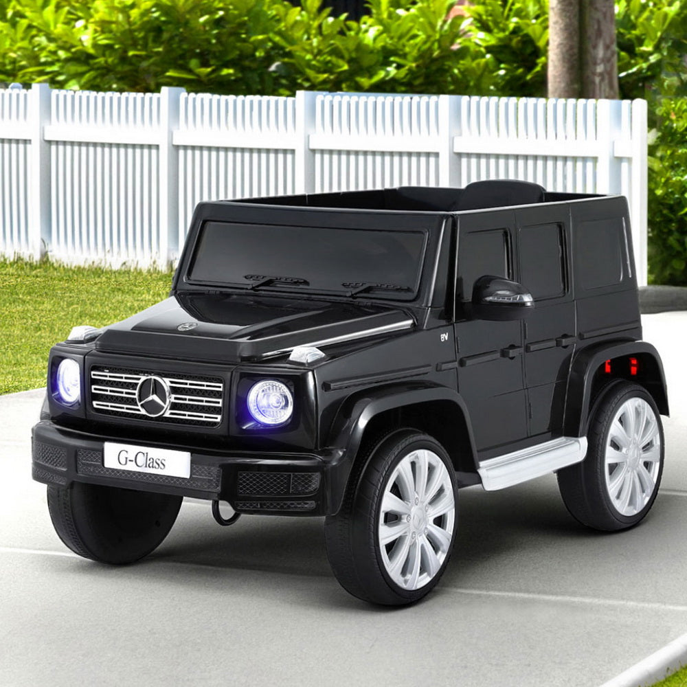 Kids Ride On Car | Licensed Mercedes-Benz G500 | 12V | Electric with Remote & Horn | Black