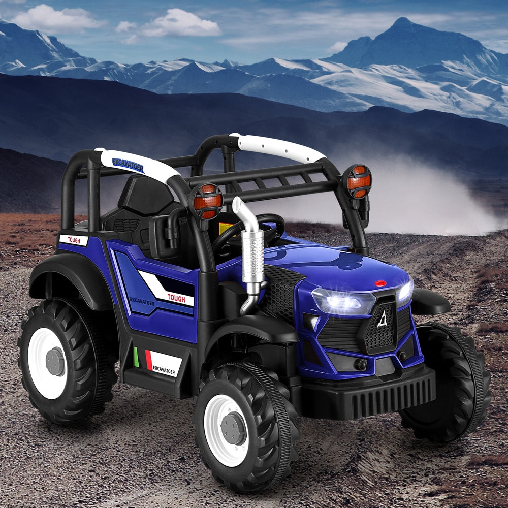 Electric Ride On Car | Off-Road Jeep | Remote Control | 12V Blue