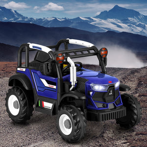 Electric Ride On Car | Off-Road Jeep | Remote Control | 12V Blue