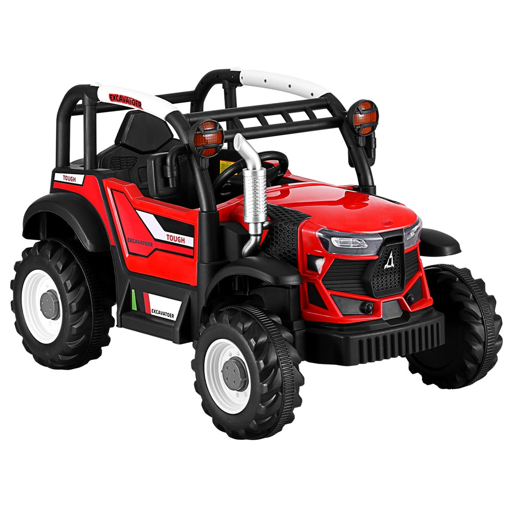 Electric Ride On Car | Off-Road Jeep | Remote Control | 12V Red